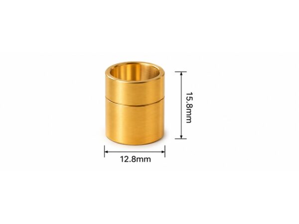Laser Source Cap H15.8 Gold — 12.8mm