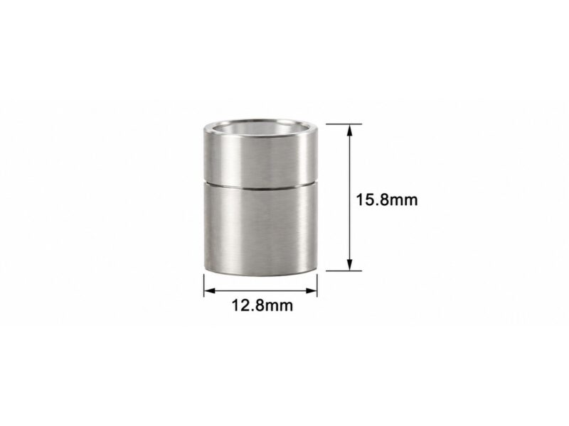 Laser Source Cap H15.8 Silver — 12.8mm