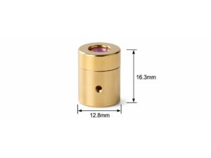 Laser Source Cap H16.3 Gold — 12.8mm