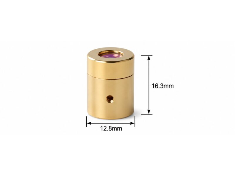 Laser Source Cap H16.3 Gold — 12.8mm
