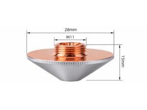 D28 Double Layer Copper Nozzle — M11×1