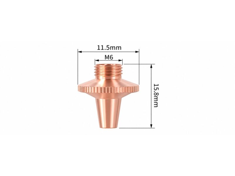 M6 Mini 3D Nozzle — M6 Thread