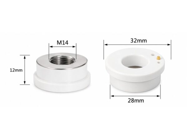 Ceramic Ring Standard D32 M14 — 32Ø×12mm